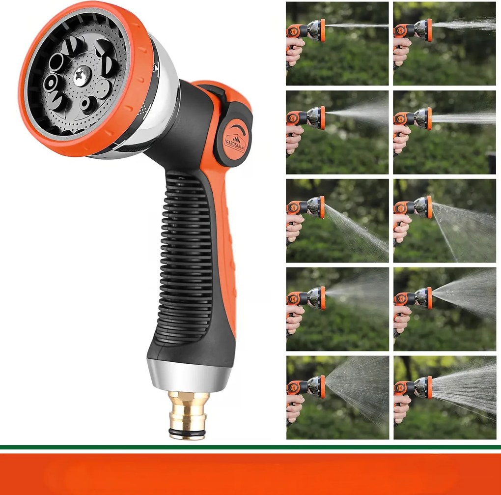 Deuba Kerti locsolótömlő 30 m - narancssárga