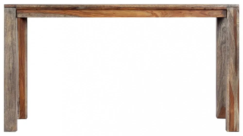 szürke tömör kelet-indiai rózsafa étkezőasztal 140 x 70 x 76 cm
