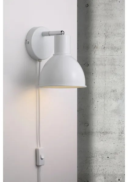 Nordlux - Fali spotlámpa POP 1xE27/18W/230V fehér