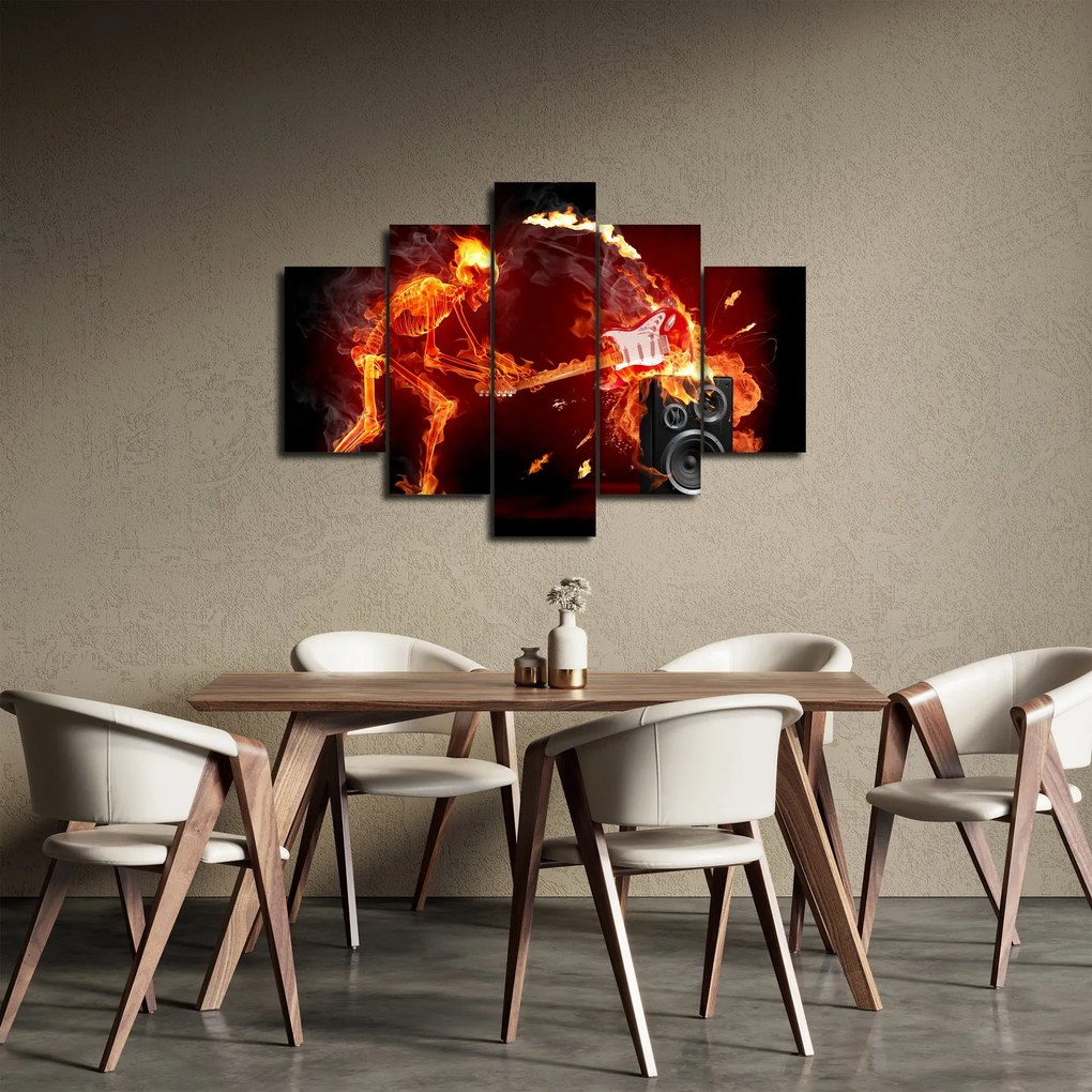 Kép - Zene a lángokban (150x105 cm)