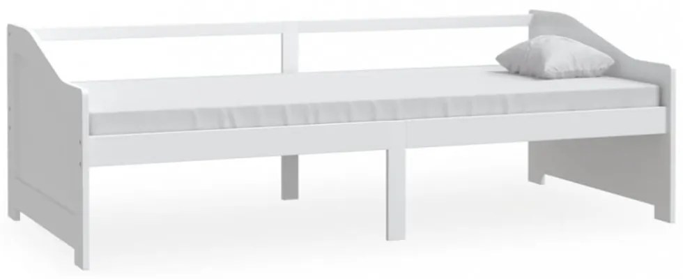 fehér 3 személyes tömör fenyőfa kanapéágy 90 x 200 cm