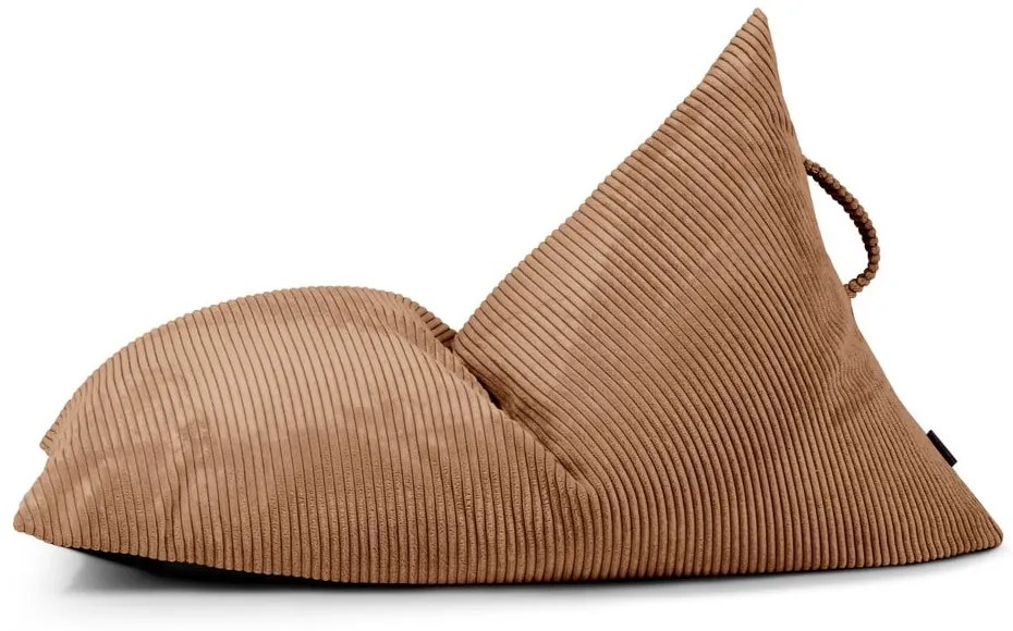 Barna kordbársony gyerek babzsákfotel Razzy – SLOWDOWN