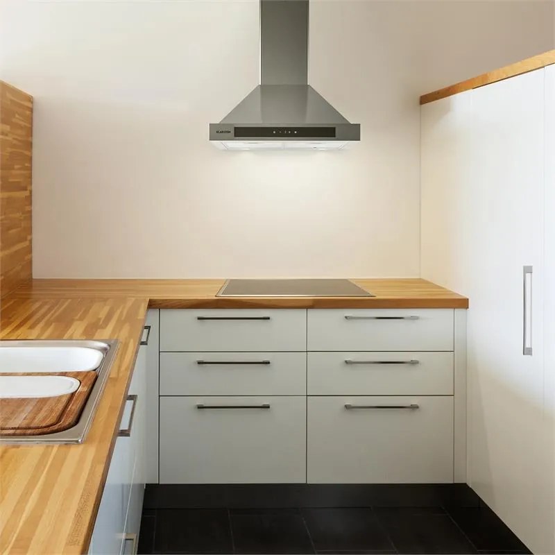 Klarstein Zelda 60, páraelszívó, 60 cm, 620 m³/ó, érintőképernyős, időzítő, nemesacél