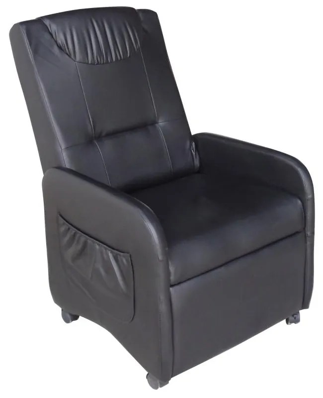 Catini ALFRED Állítható TV relax fotel - Fekete