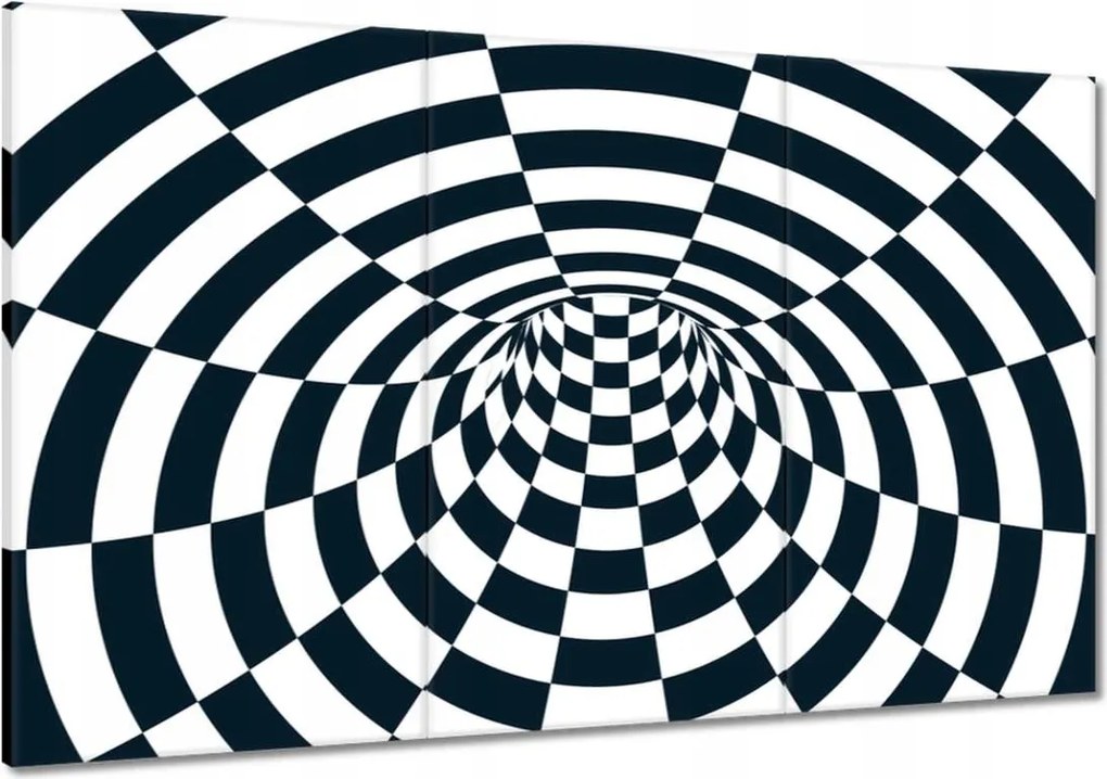 Festmények 120x80 Absztrakt fekete-fehér