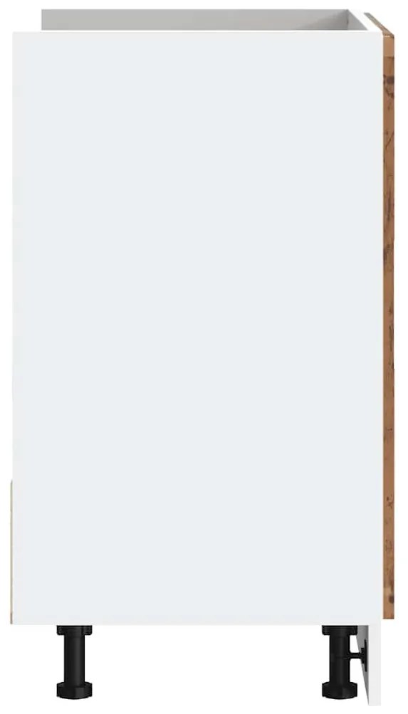 vidaXL mosdóaljzatos szekrény Porto&quot; Régi fa 80x46x81,5 cm Gépelt fa&quot;