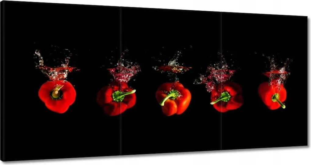 Vászonkép 180x90 Piros paprika