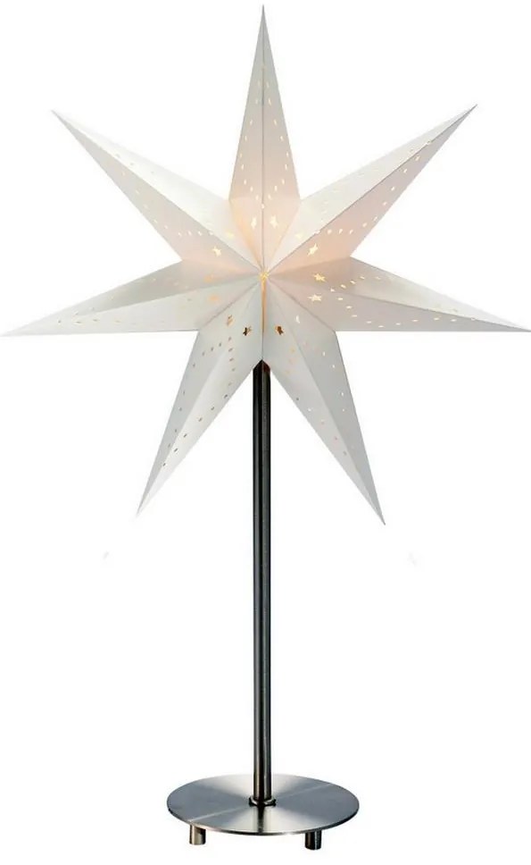 Markslöjd 8520 - Karácsonyi dekoráció SATURNUS 1xE14/25W/230V fehér 50 cm