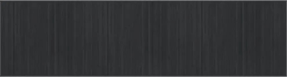 vidaXL négyszögletű szürke bambusz szőnyeg 80 x 300 cm