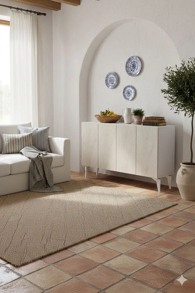 Lipa 120 - White, Travertine