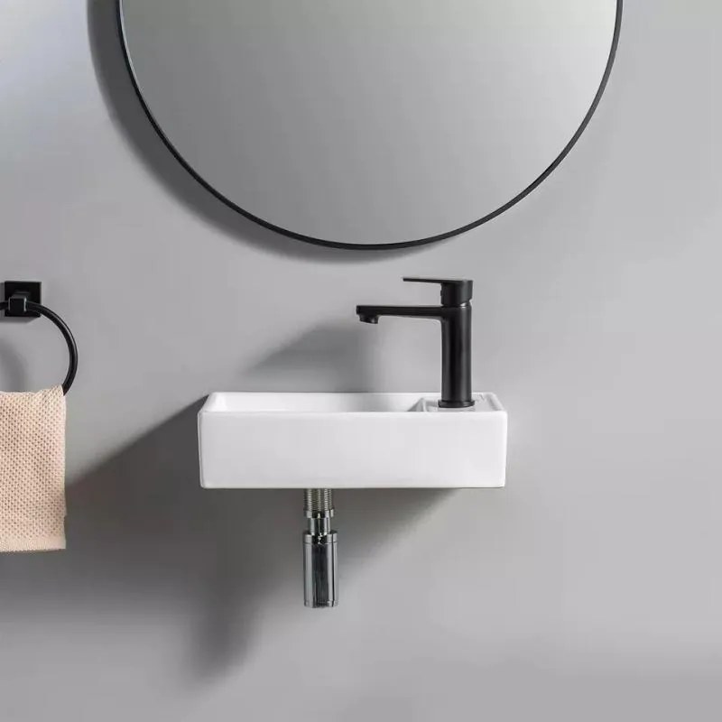 AREZZO design AUSTIN 40x22 jobb oldali mini kézmosó AR-340