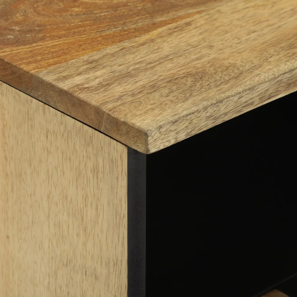 TV Szekrény - 70x33.5x46 cm, Tömör Mangóból