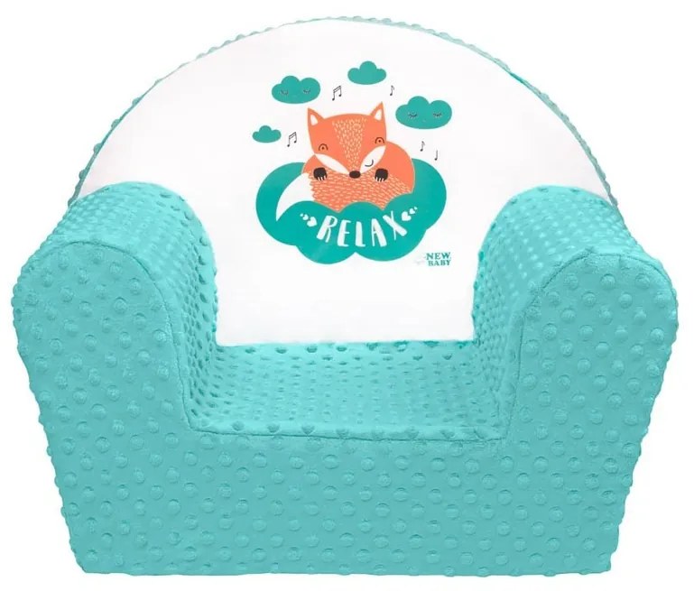 New Baby Baba Baba bársonyszék Fox menta , 42 x 53cm
