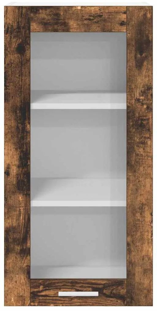 Függő szekrény Riga 2 pcs Füstölt tölgy 40 x 31 x 80 cm Faanyag