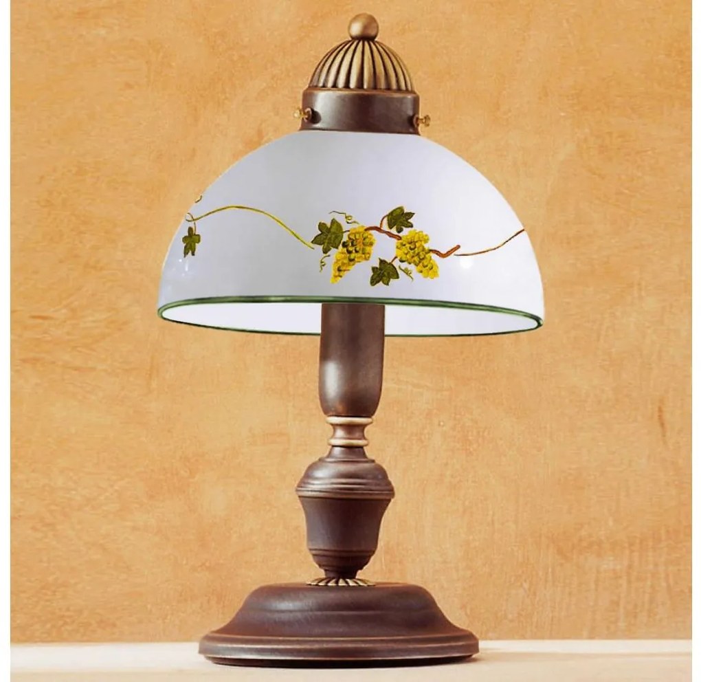 Kolarz 731.73.122 - Asztali lámpa NONNA 1xE14/60W/230V szőlők