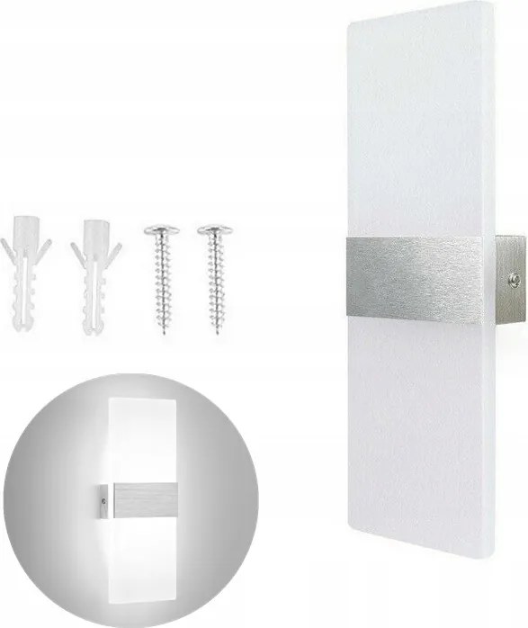 Fali lámpa Led Fehér Fény Folyosó fali lámpa Akril 18W