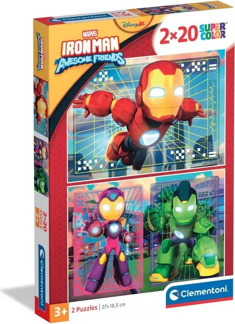 A Vasember és szupercsapata Hero Squad 2x20 db-os puzzle Clementoni