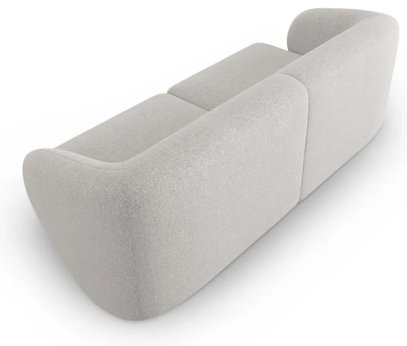 Világosszürke zsenília kanapé 188 cm Paolo – Milo Casa