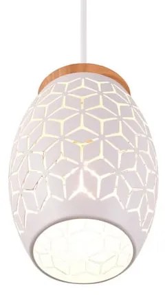 Fehér függőlámpa ø 15 cm Bidar – Trio