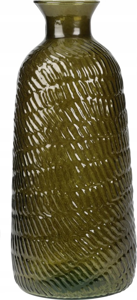 Dekoratív Üveg Váza Virágokhoz 13X31CM