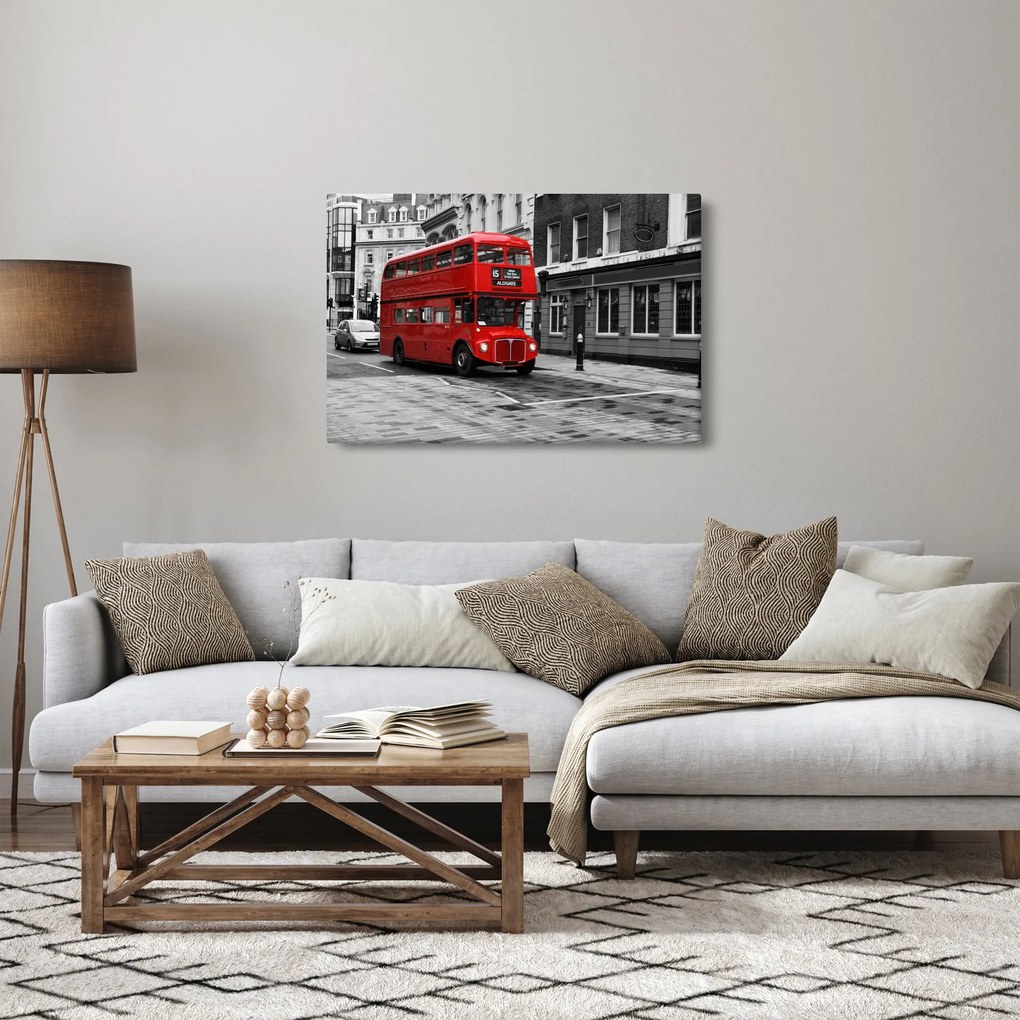 Kép - London busszal (90x60 cm)