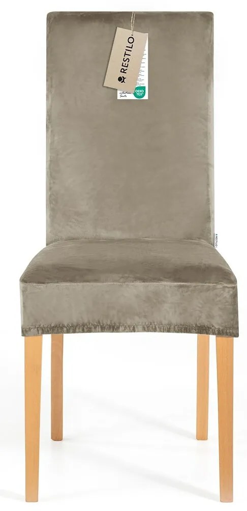 Restilo Feszítő huzat székhez Sento bézs, 48 x 48x 58 + 10 cm, 6 db-os szett