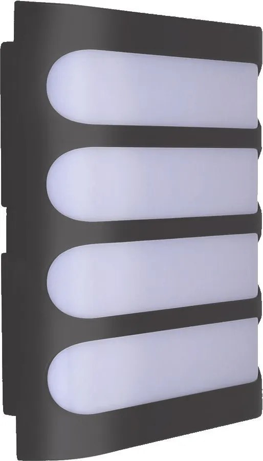 PREZENT 31650 ASUTIN II. Modern Kültéri Fali Lámpa Fehér, Szürke LED IP65