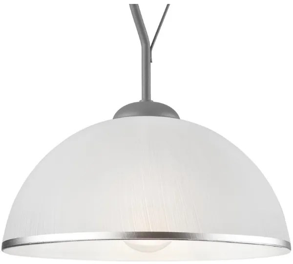 Csillár rúdon RETRO 1xE27/60W/230V ezüst