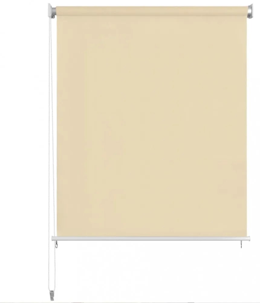 Bézs kültéri sötétítő roló 140 x 230 cm