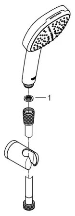 GROHE 26399001 - Zuhanyszett VITALIO COMFORT 110 fényes króm