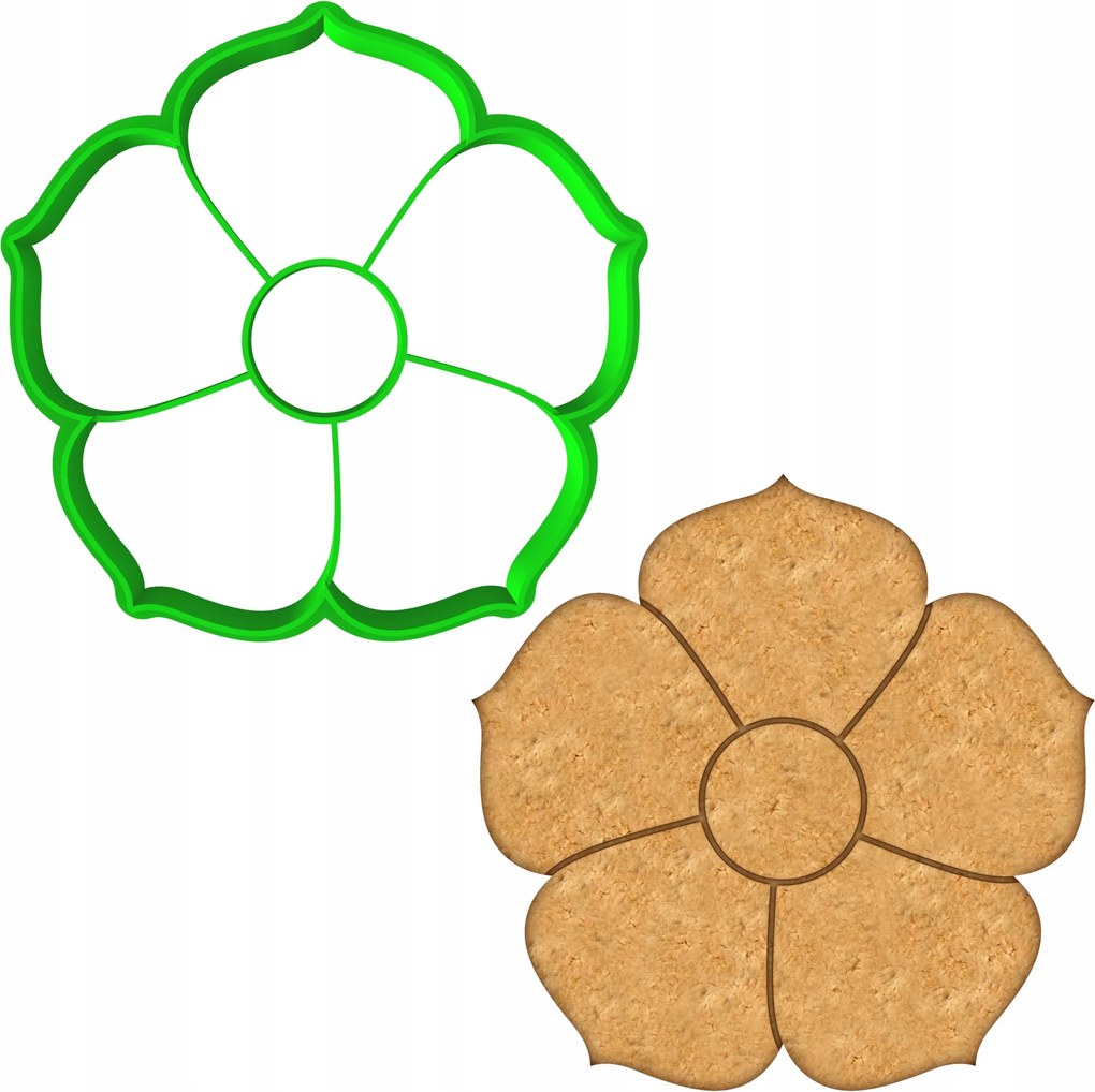 Húsvéti Forma Mézeskalács lyukasztó Húsvét Valentin Nap Virág