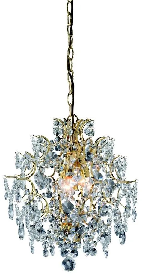 Markslöjd 100524 - Kristály csillár láncon ROSENDAL 3xE14/40W/230V