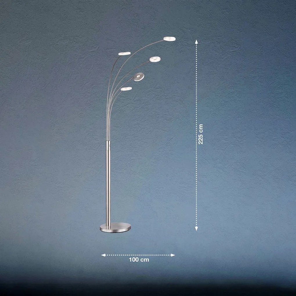 Fischer&Honsel Dent 40333 Állólámpa 5x7.5W/LED 2700K 4100 lm IP20