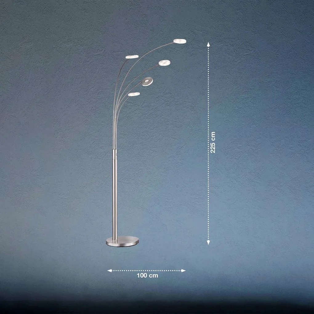 Fischer&Honsel Dent 40333 Állólámpa 5x7.5W/LED 2700K 4100 lm IP20