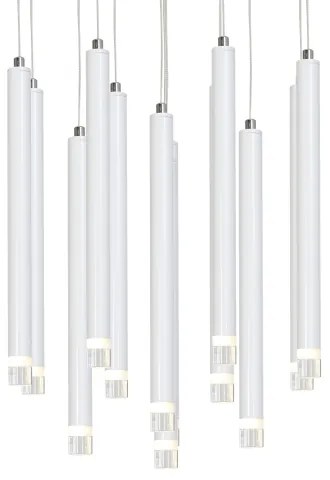 LED Csillár zsinóron ALBA 12xLED/1W/230V fehér