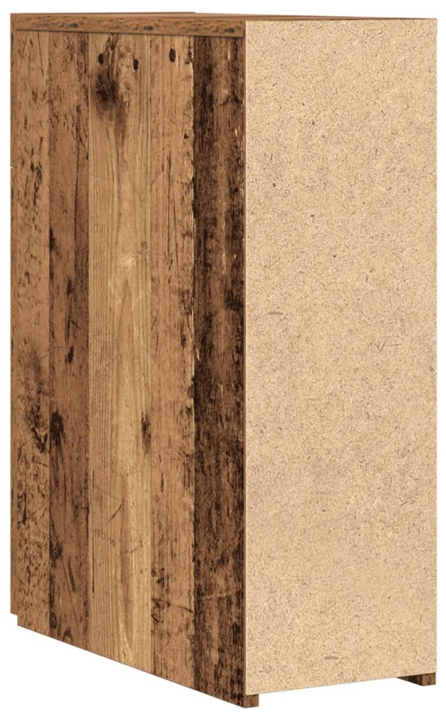 Patikárium Szekrény Régi Fa 20x45,5x60 cm Műszaki Fa