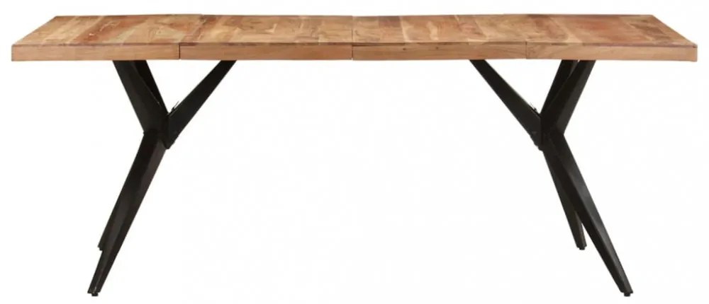 tömör akácfa étkezőasztal 200 x 90 x 76 cm