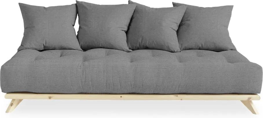 Senza Natural/Granite Grey szürke kanapé - Karup Design