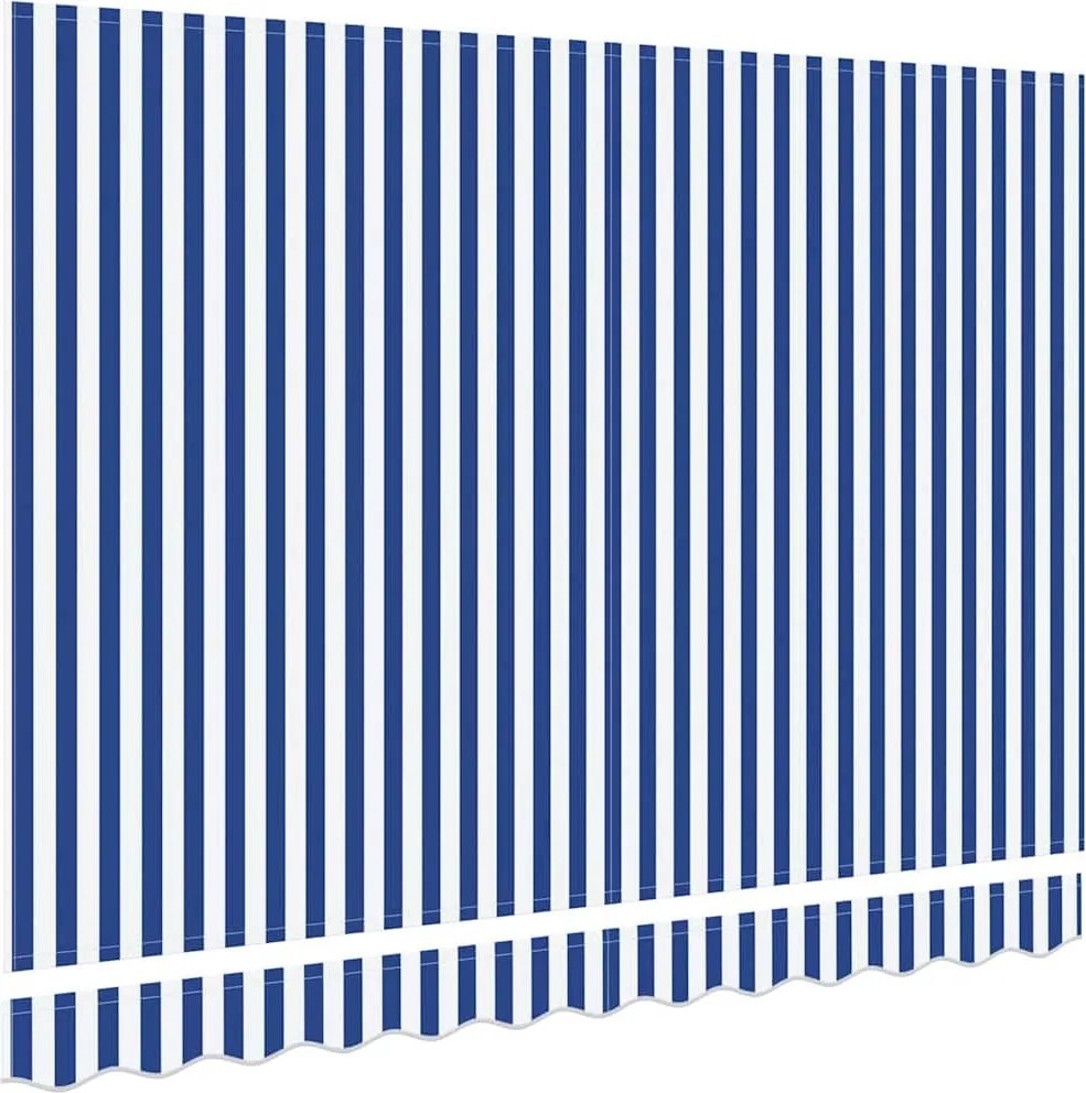 Napellenző ponyva Kék és Fehér 2,5 x 2 m Poliészter