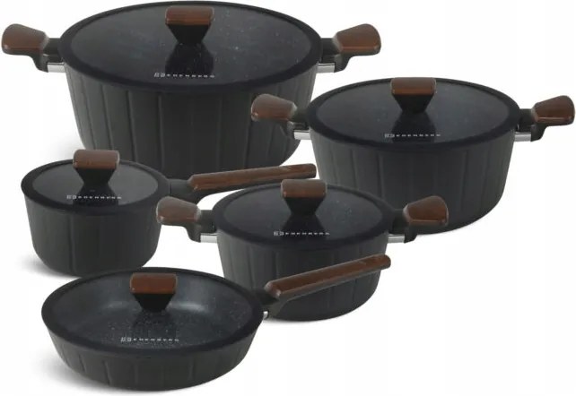 Márvány edénykészlet serpenyővel 10 részes