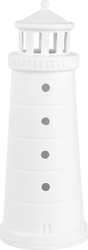 Rader Gyertyatartó Lampion Világítótorony 40cm Fehér