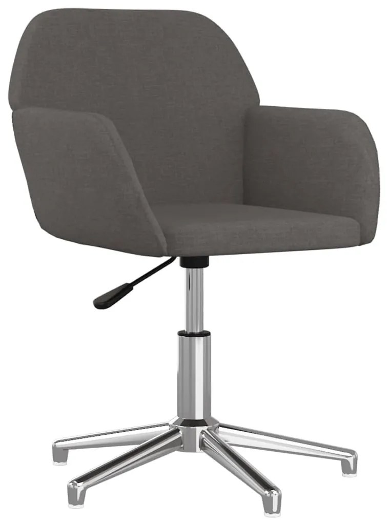 Sötétszürke szövet forgó irodaszék