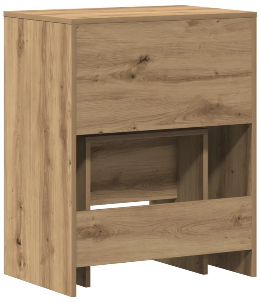 Sminkasztal Tükörrel Artisan Tölgy F_floor_Angegyár