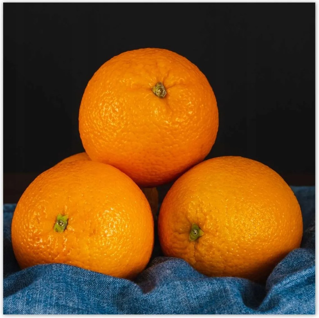 Poszterek 100x100 Zamatos narancs