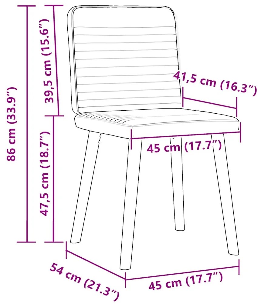 4 db kék szövet étkezőszék