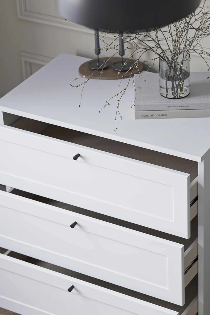 Terra komód, fehér, 75 cm