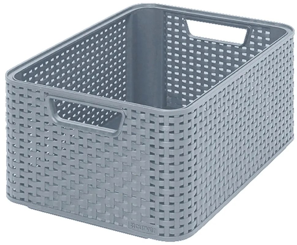 Style szürke tárolókosár, 18 l - Curver