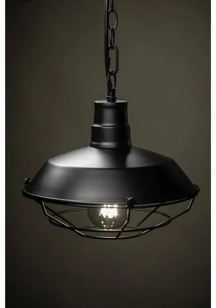 Lámpa Mennyezeti lámpatest LARS,2233,AC220-240V,50/60Hz,1*E27,IP20,átmérő 26cm,egyes,fekete