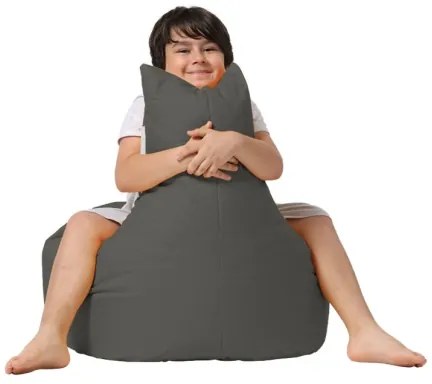 Babzsák 70x70 cm szürke