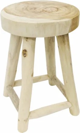 Szék teakfából DIVERO 45 cm